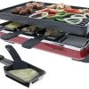 Swissmar Classic Raclette Grill - Cast Iron Red Reversible - 8 Person 1 Swissmar Classic Raclette Grill - Cast Iron Red Reversible - 8 Person -Cuisinart Shop kf 77046 classic raclette red cast iron compressed