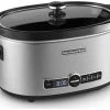 KitchenAid Slow Cooker 6-Quart With Glass Lid | Stainless Steel 2 KitchenAid Slow Cooker 6-Quart With Glass Lid | Stainless Steel -Cuisinart Shop kitchen aid slow cooker ksc6223ss glass lid popup