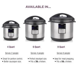 Zavor LUX™ Edge Multi-Cooker | 8 Qt. 18 Zavor LUX™ Edge Multi-Cooker | 8 Qt. -Cuisinart Shop lux edge sizes 1