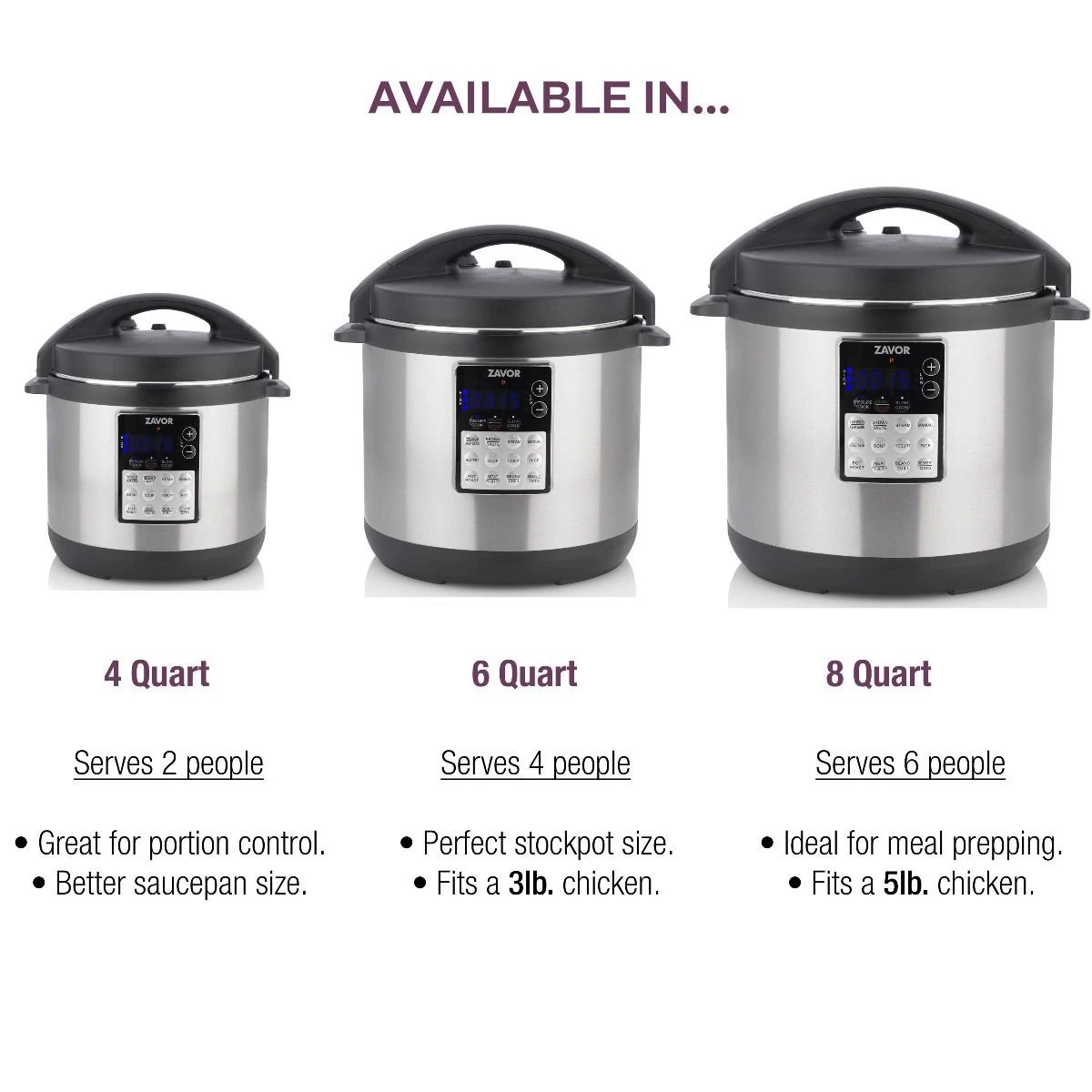 Zavor LUX™ Edge Multi-Cooker | 8 Qt. 10 Zavor LUX™ Edge Multi-Cooker | 8 Qt. - Image 8