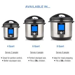 Zavor LUX™ LCD Multi-Cooker | 8 Qt. 17 Zavor LUX™ LCD Multi-Cooker | 8 Qt. -Cuisinart Shop lux lcd sizes 1