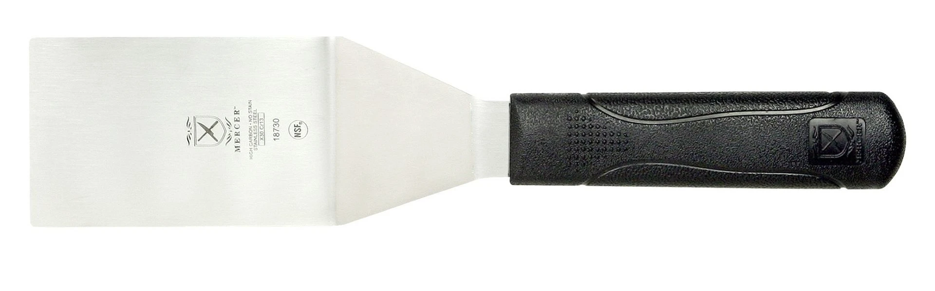 Mercer Culinary Millennia 4" X 2.5" Turner (Black) 3 Mercer Culinary Millennia 4" X 2.5" Turner (Black)