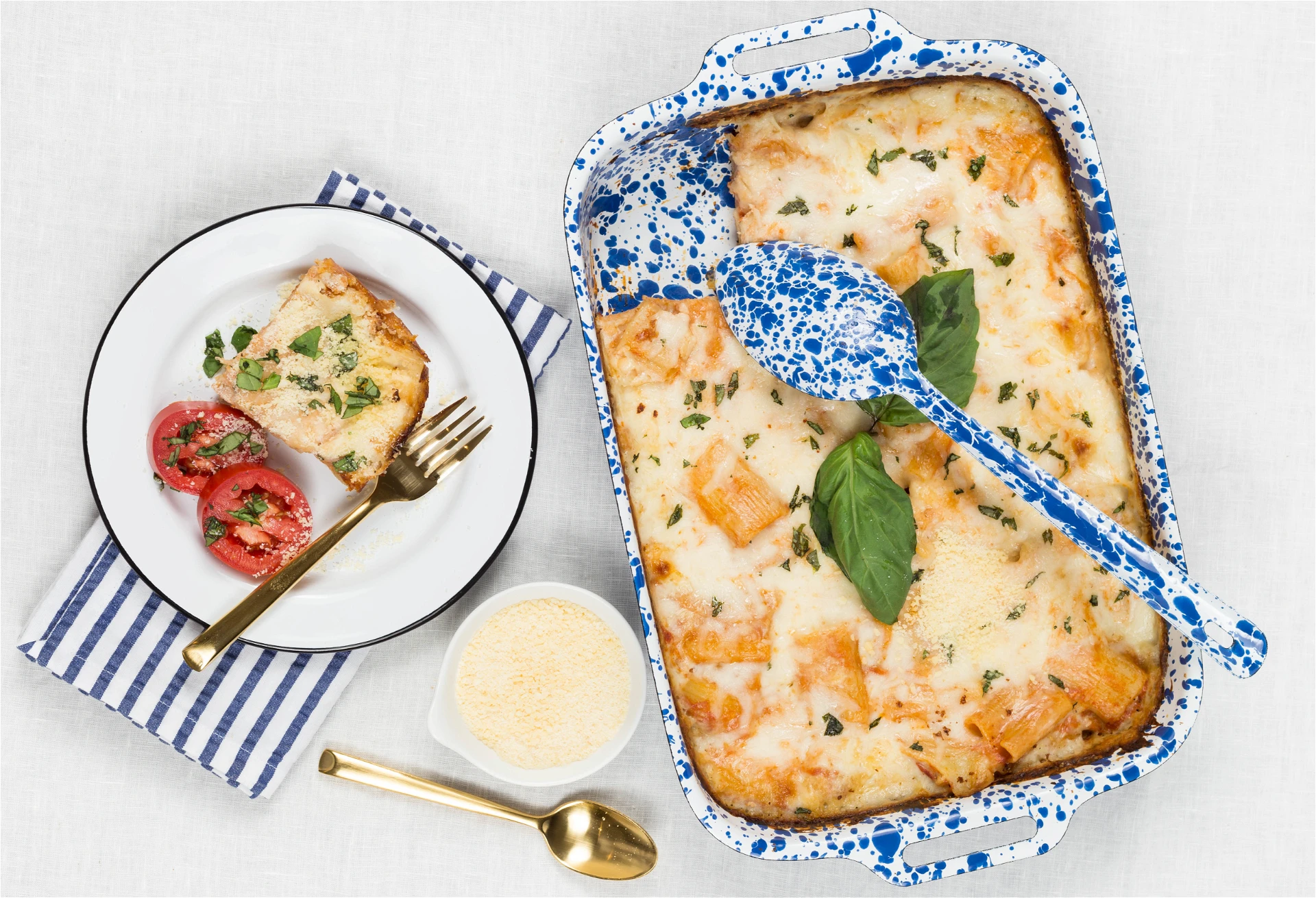 Crow Canyon Home Crow Canyon Enameled Serving Spoon Blue Marble 4 Crow Canyon Home Crow Canyon Enameled Serving Spoon Blue Marble - Image 2