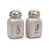 Mosser Glass Monogram Salt & Pepper Set | Marble
