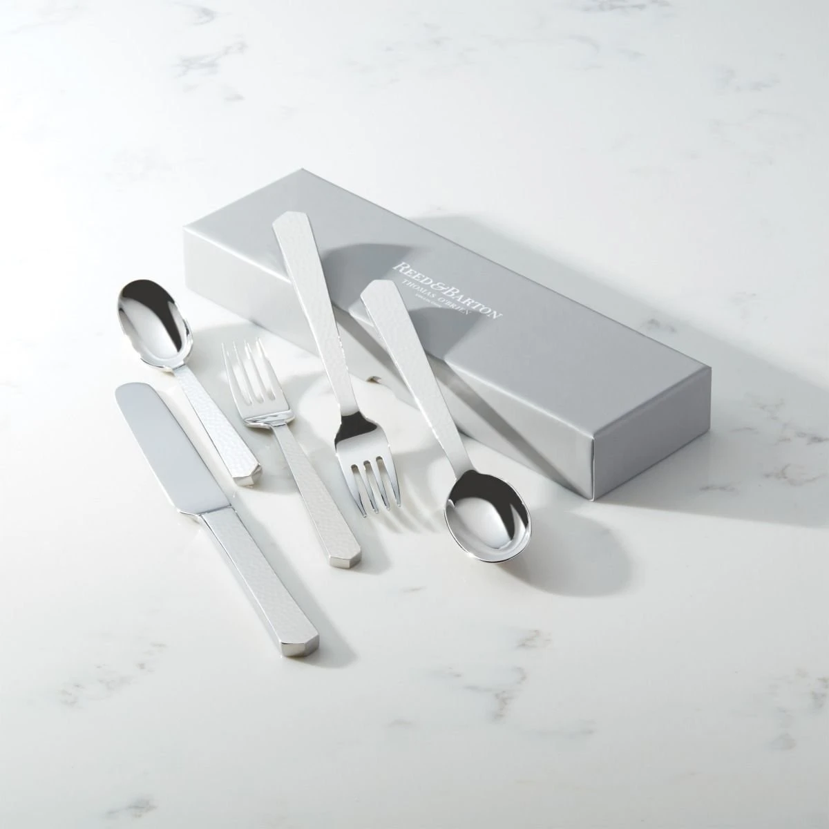 Reed & Barton 20-Piece Flatware Set | Marteau 5 Reed & Barton 20-Piece Flatware Set | Marteau - Image 3