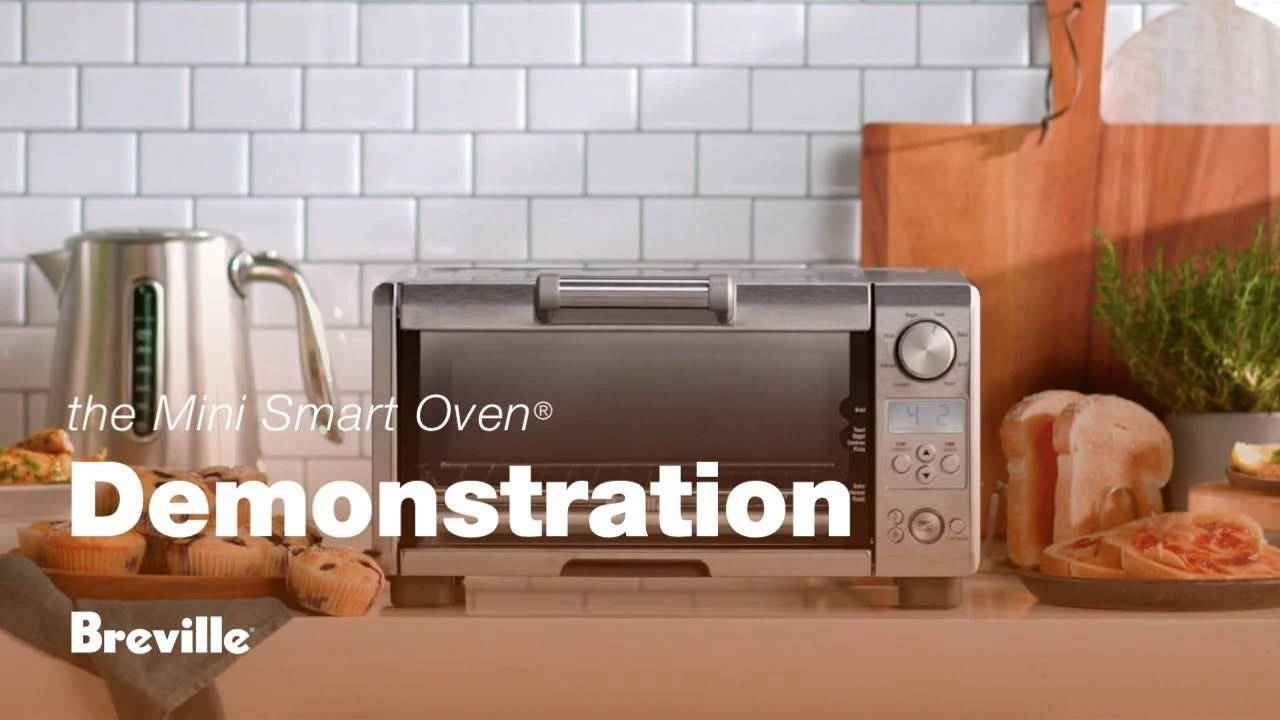 Breville The Mini Smart Oven With Element IQ Countertop Toaster Oven | Brushed Stainless Steel 4 Breville The Mini Smart Oven With Element IQ Countertop Toaster Oven | Brushed Stainless Steel - Image 2