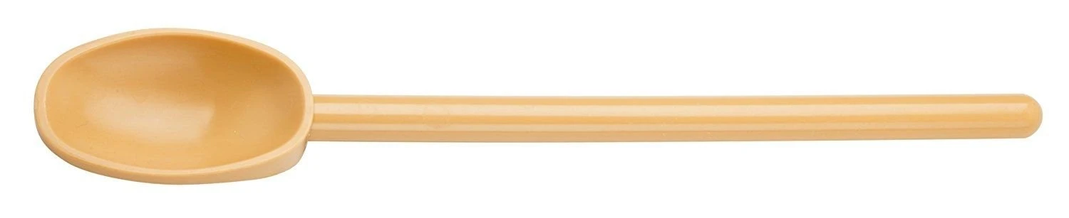 Mercer Culinary Hell's Tools High-Heat 12" Mixing Spoon | Tan 4 Mercer Culinary Hell's Tools High-Heat 12" Mixing Spoon | Tan - Image 2