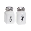 Mosser Glass Monogram Salt & Pepper Set | Milk 2 Mosser Glass Monogram Salt & Pepper Set | Milk -Cuisinart Shop milksp1