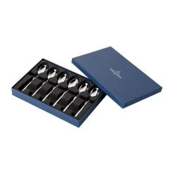 Villeroy & Boch 6-Piece Stainless Steel Demitasse Spoon Set | New Wave 5 Villeroy & Boch 6-Piece Stainless Steel Demitasse Spoon Set | New Wave -Cuisinart Shop new wave after dinner spoon 1