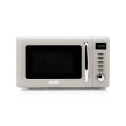Haden Heritage Vintage Retro 0.7 Cubic Foot Microwave | Putty Beige