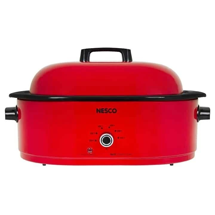 Nesco / American Harvest Nesco 18-Quart Roaster | Red 3 Nesco / American Harvest Nesco 18-Quart Roaster | Red