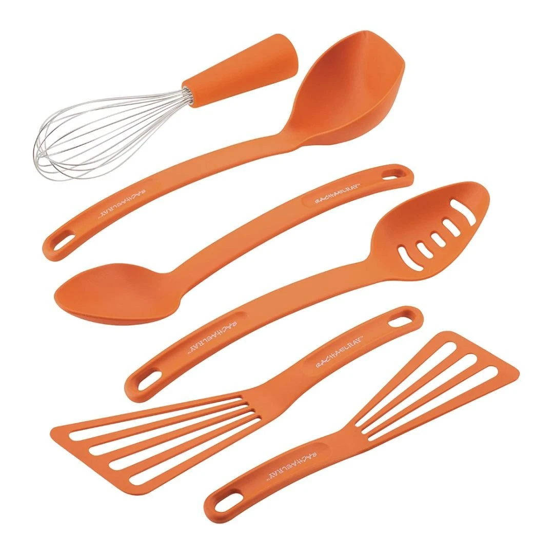 Rachael Ray 6-Piece Tools Set | Orange 3 Rachael Ray 6-Piece Tools Set | Orange