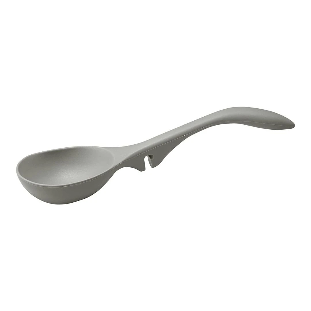 Rachael Ray 2-Piece Lazy Ladle & Spoon Set | Sea Salt Gray 4 Rachael Ray 2-Piece Lazy Ladle & Spoon Set | Sea Salt Gray - Image 2