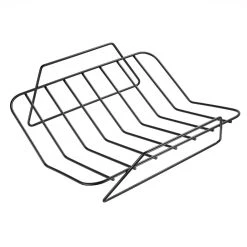 Le Creuset Large Stainless Steel Roasting Pan With Nonstick Rack -Cuisinart Shop rs7921 large rack angle