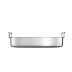 Le Creuset Stainless Steel Roasting Pan With Nonstick Rack -Cuisinart Shop rs7926 small pan profile