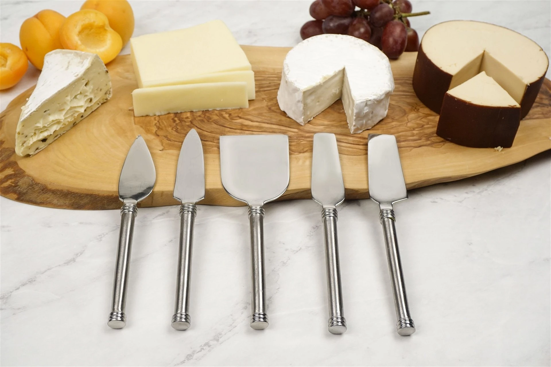 RSVP International RSVP Endurance Cheese Knives Set Of 5 4 RSVP International RSVP Endurance Cheese Knives Set Of 5 - Image 2