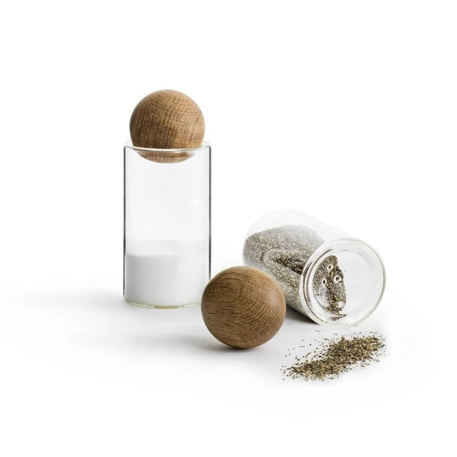Sagaform Nature Salt & Pepper Set 4 Sagaform Nature Salt & Pepper Set - Image 2