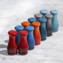 Le Creuset 2-Piece Salt & Pepper Shakers | Caribbean Blue -Cuisinart Shop sp 1