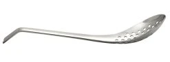 Mercer Culinary 6.75" Spherification Stainless Steel Plating Spoon -Cuisinart Shop spherification spoon silver profile m35162