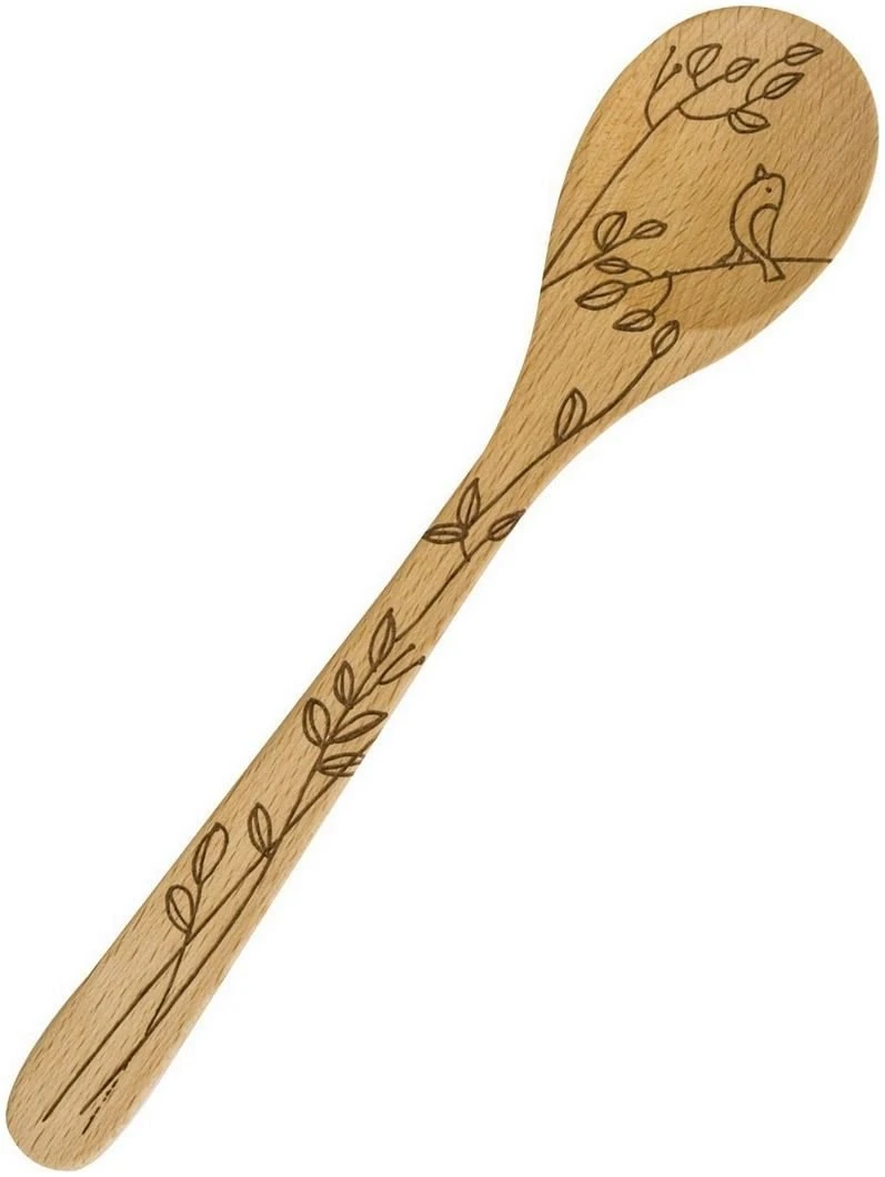Talisman Designs 12" Beechwood Mixing Spoon 3 Talisman Designs 12" Beechwood Mixing Spoon
