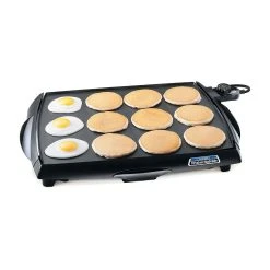Presto® Tilt'nDrain™ BigGriddle® Cool-Touch Electric Griddle -Cuisinart Shop tiltndrain2
