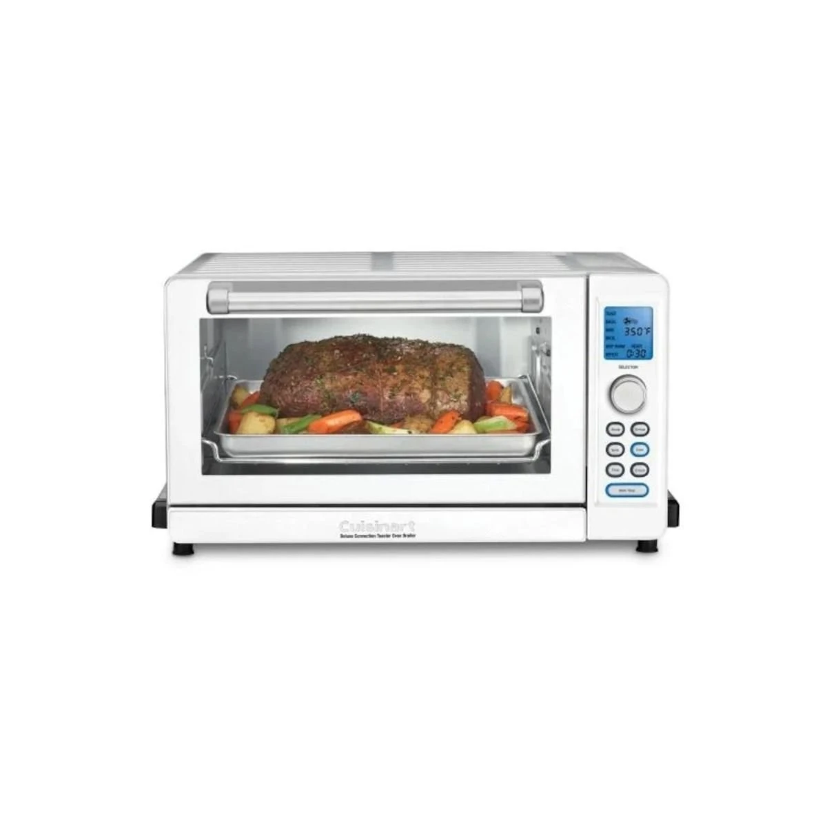 Cuisinart Deluxe Convection Toaster Oven Broiler | White & Stainless Steel 4 Cuisinart Deluxe Convection Toaster Oven Broiler | White & Stainless Steel - Image 2
