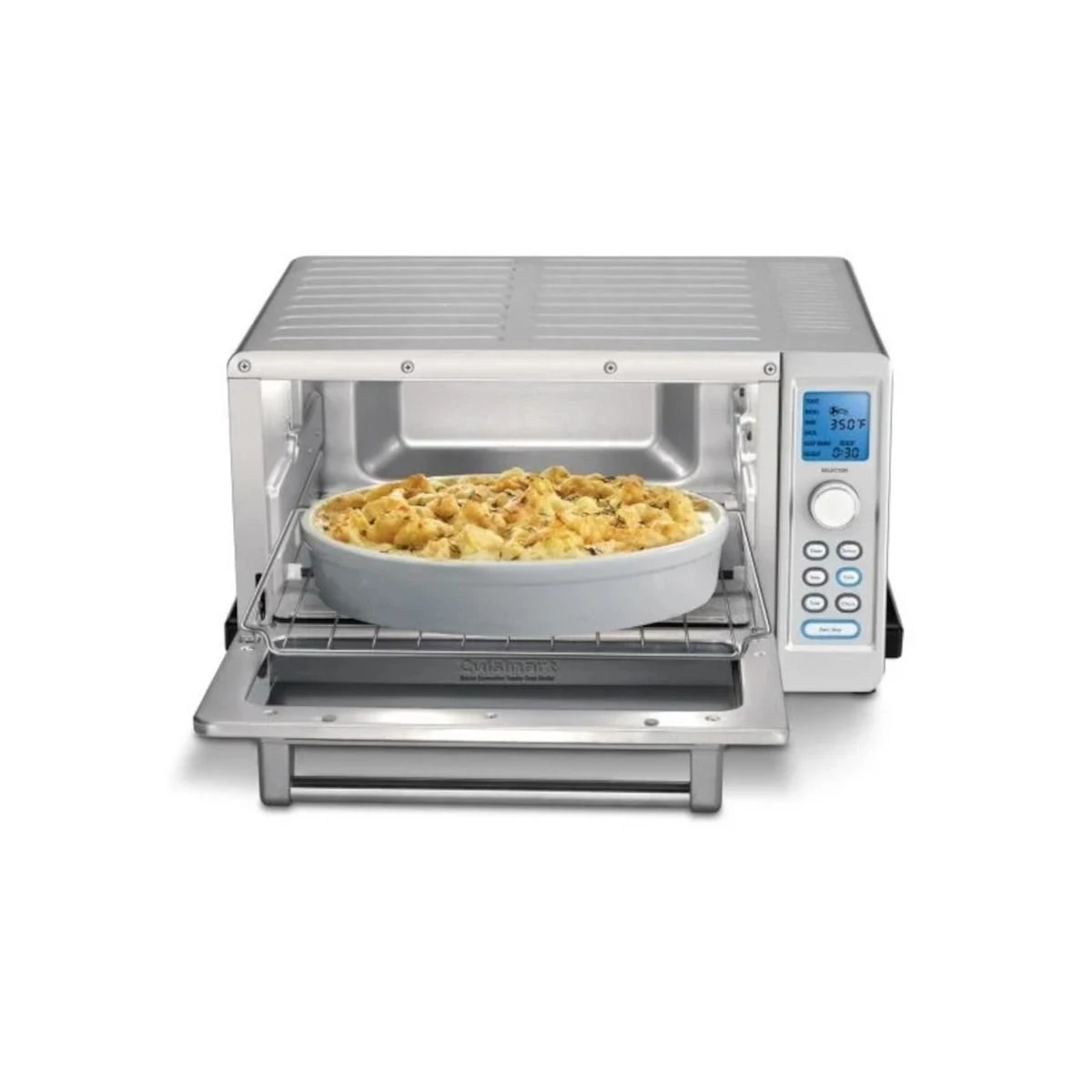 Cuisinart Deluxe Convection Toaster Oven Broiler | White & Stainless Steel 8 Cuisinart Deluxe Convection Toaster Oven Broiler | White & Stainless Steel - Image 6