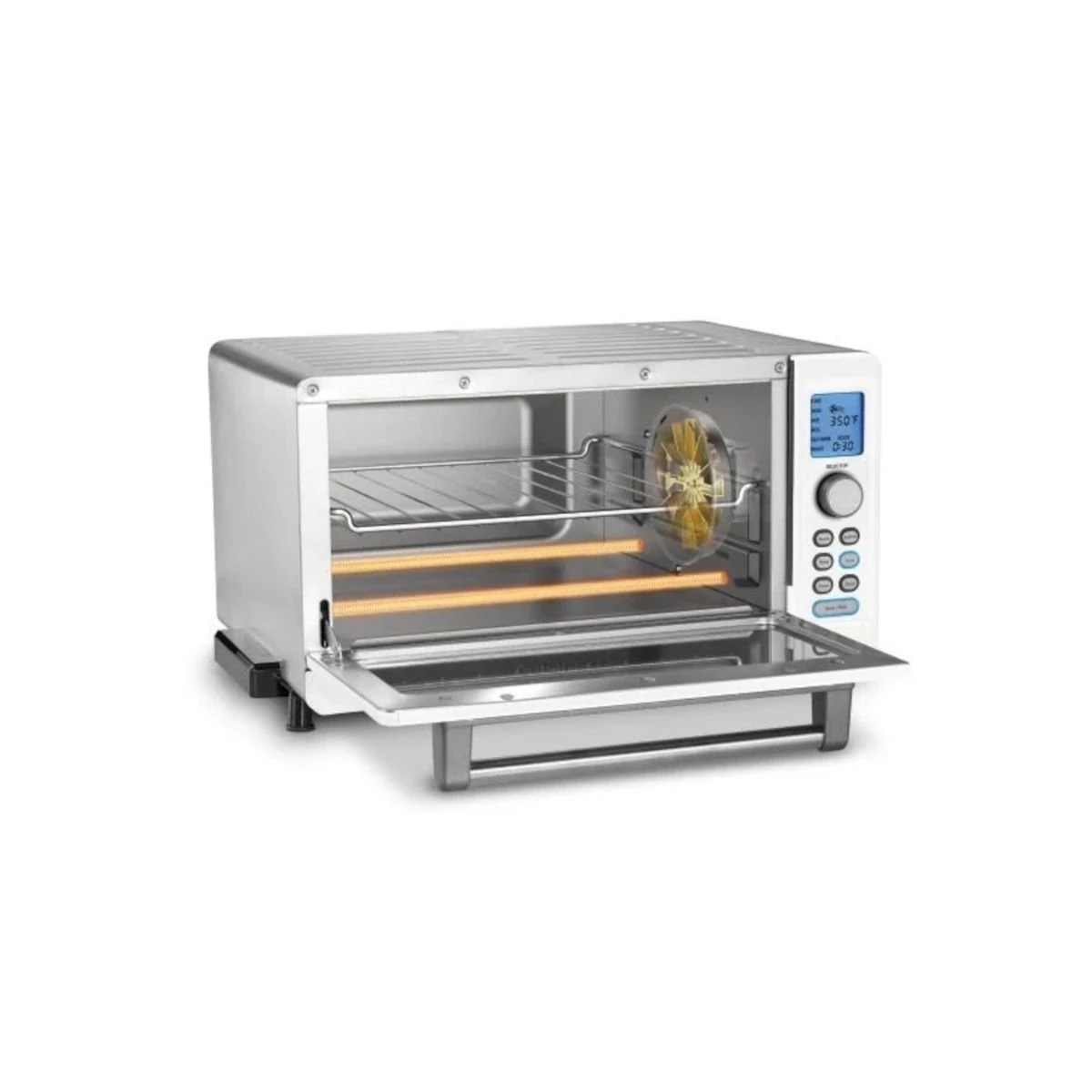 Cuisinart Deluxe Convection Toaster Oven Broiler | White & Stainless Steel 9 Cuisinart Deluxe Convection Toaster Oven Broiler | White & Stainless Steel - Image 7