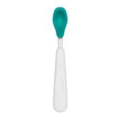 OXO Tot Feeding Spoon Set With Soft Silicone | Teal 15 OXO Tot Feeding Spoon Set With Soft Silicone | Teal -Cuisinart Shop tot 61138300 2a