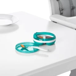 OXO Tot Feeding Spoon Set With Soft Silicone | Teal 13 OXO Tot Feeding Spoon Set With Soft Silicone | Teal -Cuisinart Shop tot 61138300 9