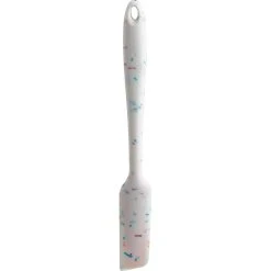 Trudeau White Confetti 11" Silicone Jar Spatula