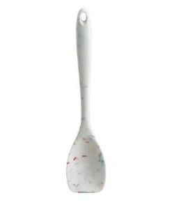 Trudeau White Confetti 11" Silicone Spoon Spatula