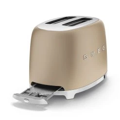 SMEG 2-Slice Toaster | Matte Champagne -Cuisinart Shop tsf01chmus 11