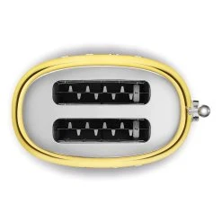 SMEG 2-Slice Toaster | Gold -Cuisinart Shop tsf01gous smeg 2 slice toaster gold top view