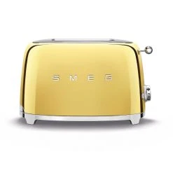 SMEG 2-Slice Toaster | Gold -Cuisinart Shop tsf01gous smeg gold 2 slice toaster
