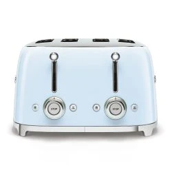 SMEG 4-Slot Toaster | Pastel Blue -Cuisinart Shop tsf03pbus 4