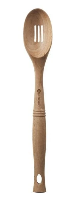 Le Creuset Revolution® Wooden Slotted Spoon 3 Le Creuset Revolution® Wooden Slotted Spoon