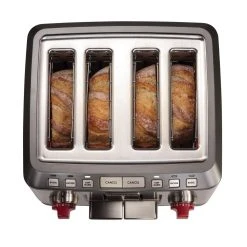 Wolf Gourmet 4-Slice Toaster | Red Knobs 10 Wolf Gourmet 4-Slice Toaster | Red Knobs -Cuisinart Shop wgtr114s toast thick